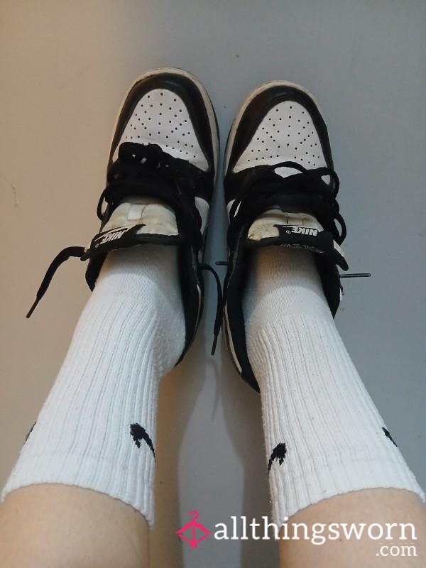 Dunks Vids White Socks