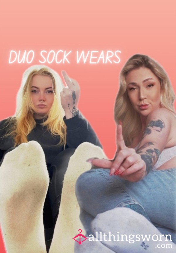 Duo Socks Wear 🧦 Ultimate Double Domme Stink Off 👣😝