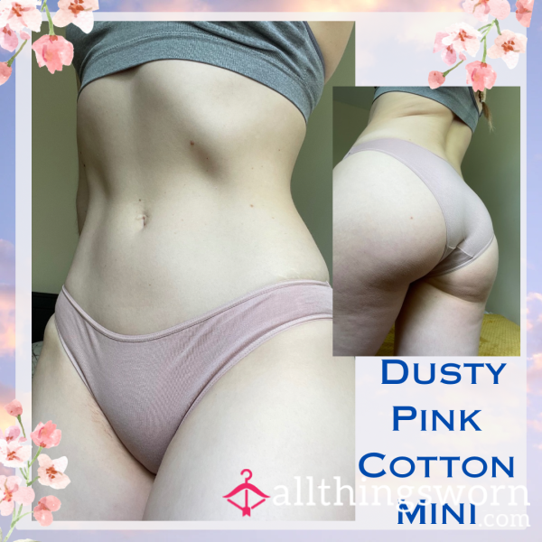 Dusty Pink Cotton Mini 🦩 Size Small▪️1 Day Wear - £20. Longer Wears And International Shipping Available 🌎