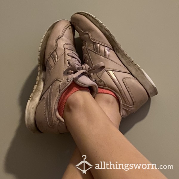 Dusty Pink Reebok Trainers