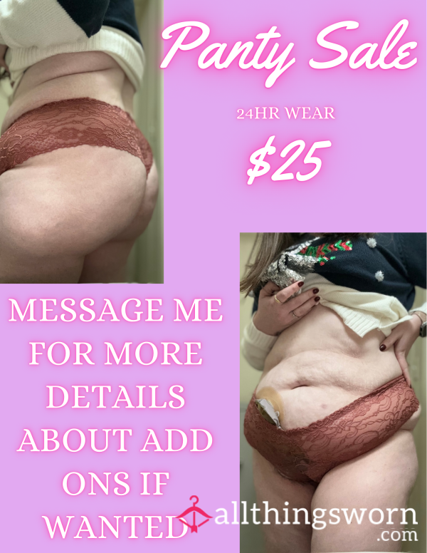 Dusty Rose Lace Panties! 🥀