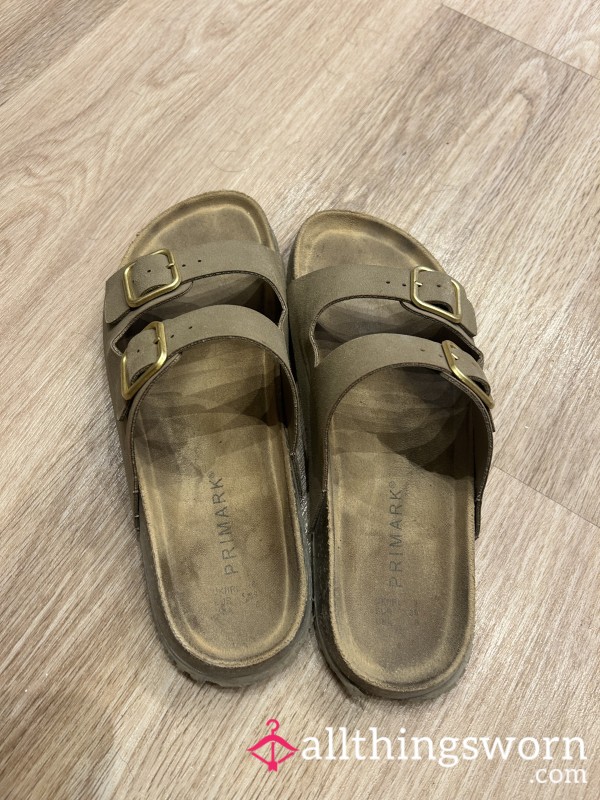 Dirty Well Worn Sandals