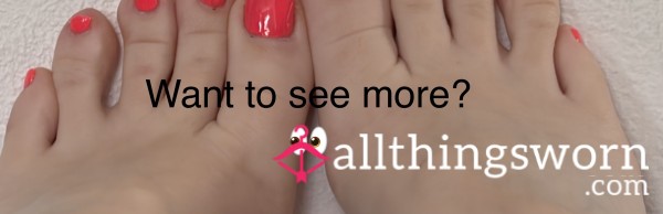 Early Morning Hot Pink Toes