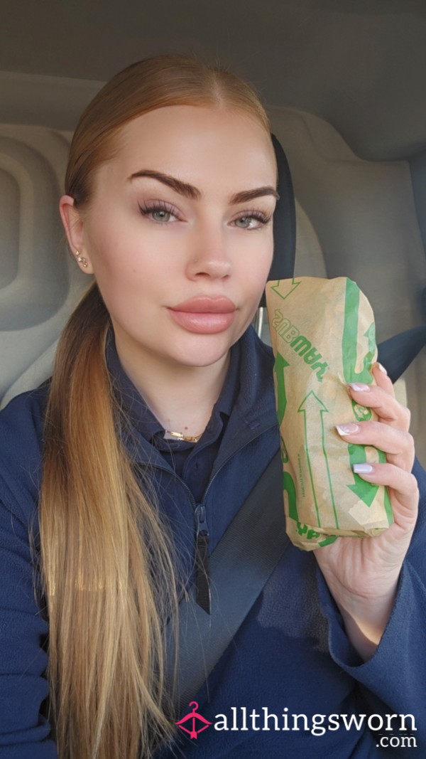 Eat My Subway With Me 🥪 ASMR 😍