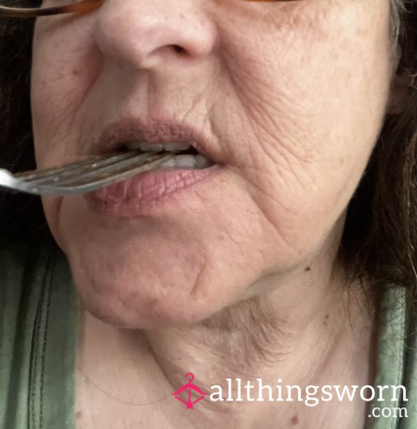 Eating Beef Stew W/ Dentures