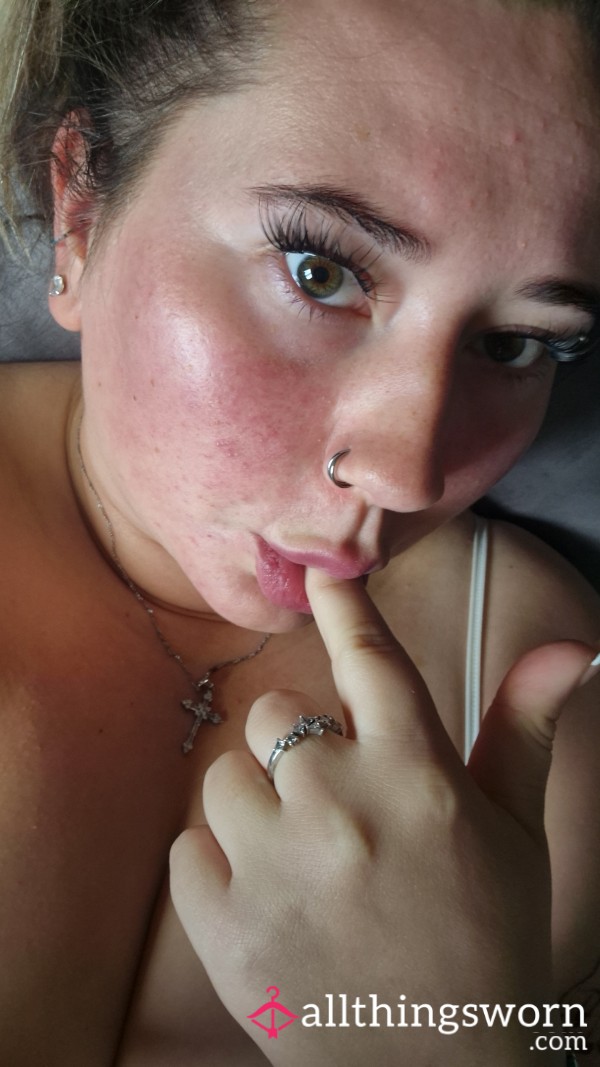 Eating My Pu**y Juices Off Finger