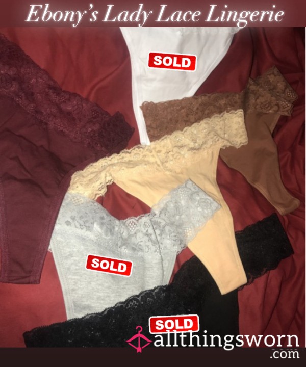 Ebony Lady Lacy Lingerie (£8) 👙😈