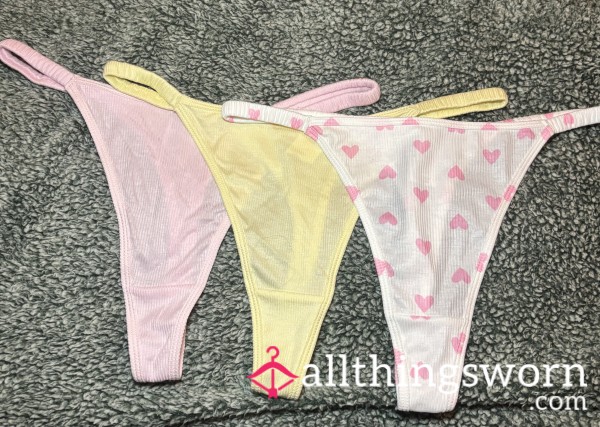 Eenie Meenie Minie Mo..Pastel Thongs
