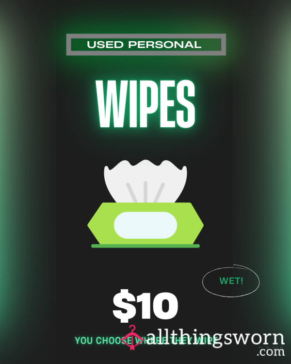 Eerily Exclusive: Customized Used Body Wipes!
