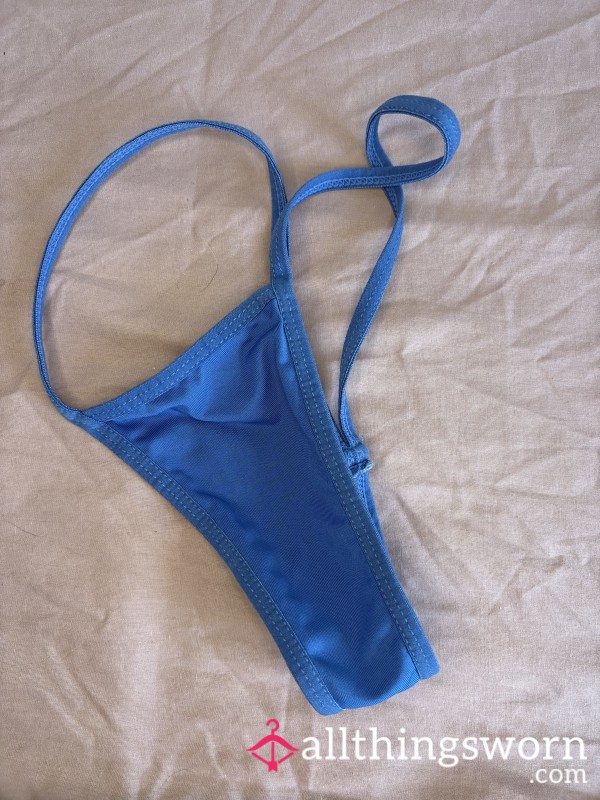 Electric Blue Micro Thong