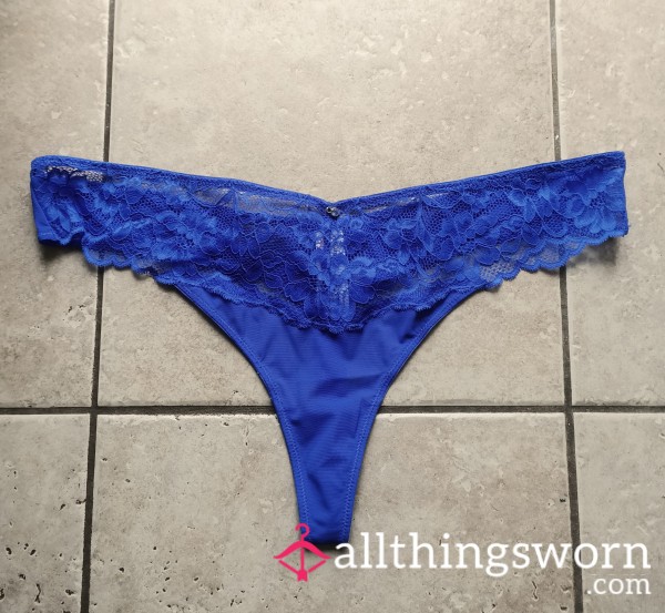 Electric Blue Thong By Ann Summers