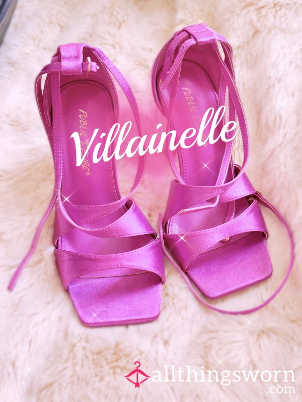 ⚡️ 💜Electric Purple Heeled Sandals💜⚡️