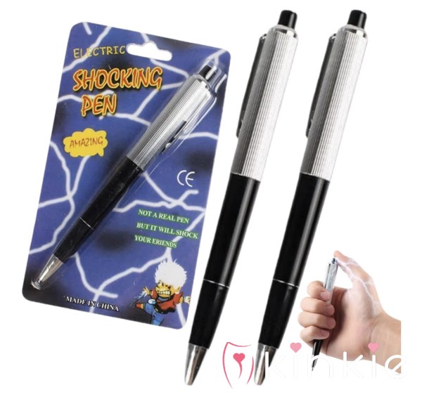 “Electric Shock” Pen For Line Writing Task Given By Moi😈