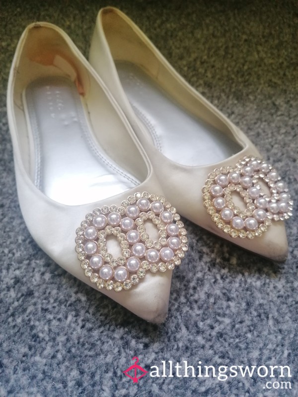 Embellished Pointed Flats