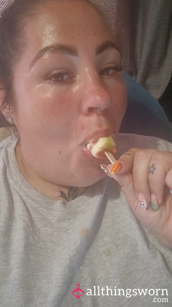Enjoying My Ice Lolly