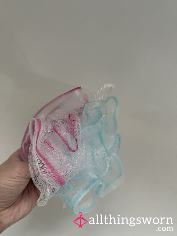 He Has Seen And Felt A Lot: Strongly Used Bath Sponge