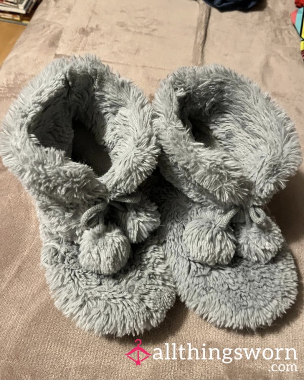 ETAM Wellworn Grey Ankle Slippers🥵|wellworn