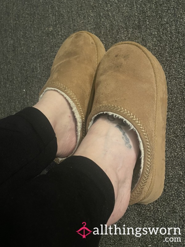 Everyday Dirty Fuzzy Slippers