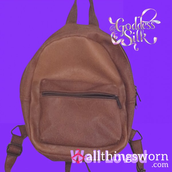 Everyday Leather Mini-Backpack- Well Loved ♥️