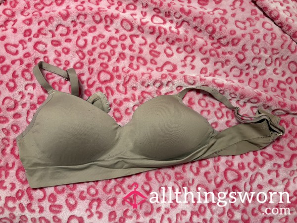 XXL Everyday WELL WORN Tan Bra!
