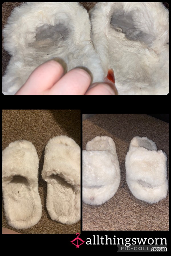 Everyday Worn Fluffy Slippers