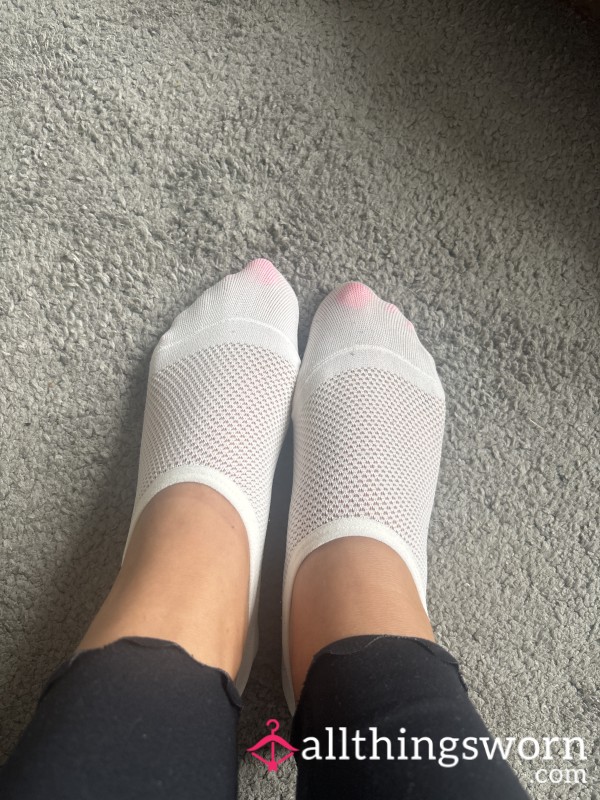 Worn Invisible Socks