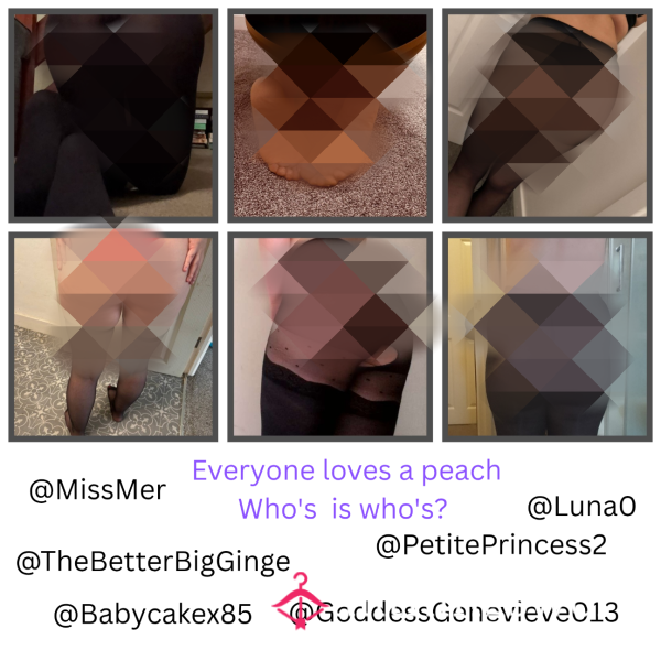 Everyone Loves A Good Peach In Nylons But Can You Guess Which Seller Is Which 🍑🥵