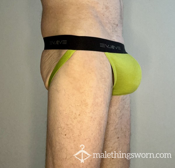 Evolve Worn Jockstrap In Green