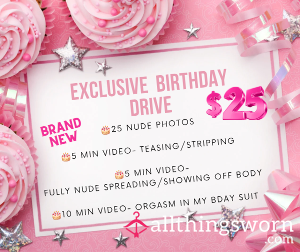 🎉Exclusive Birthday Drive!🎉