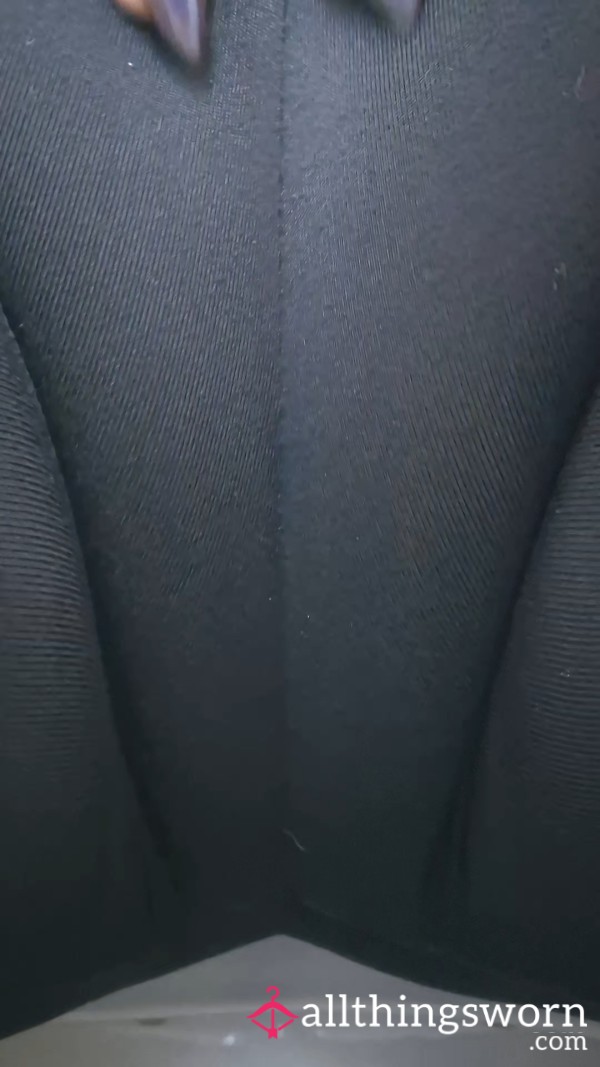 Exclusive Wetting Video! Through My Shorts At Work