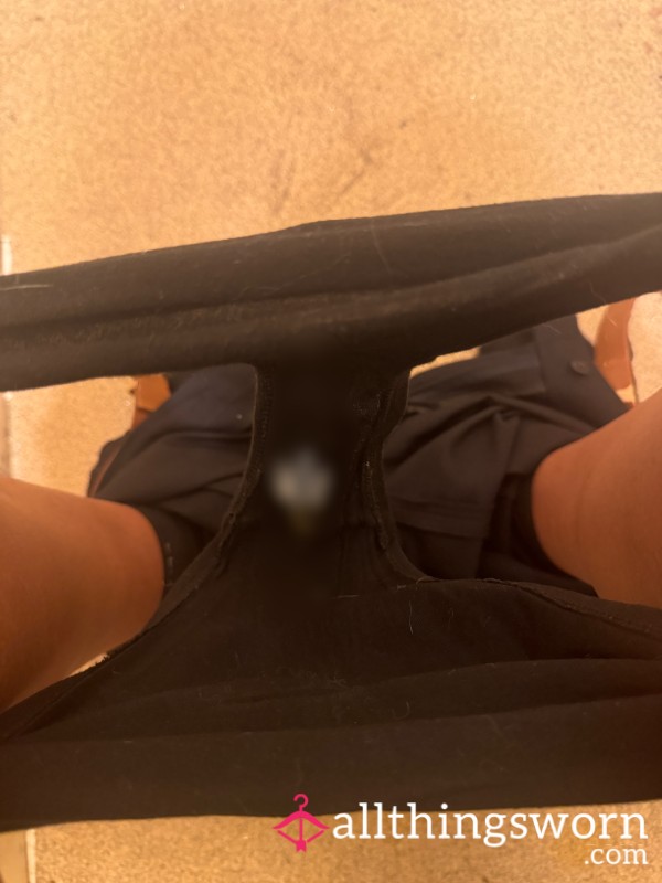 Extra Creamy Black Panties – Freshly Worn
