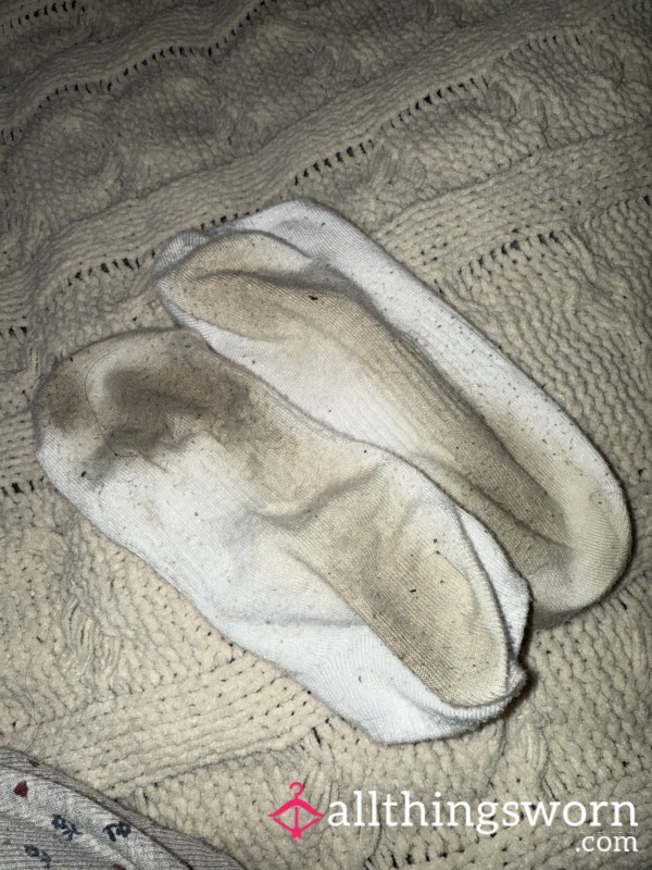 Extra Dirty Stinky White Socks