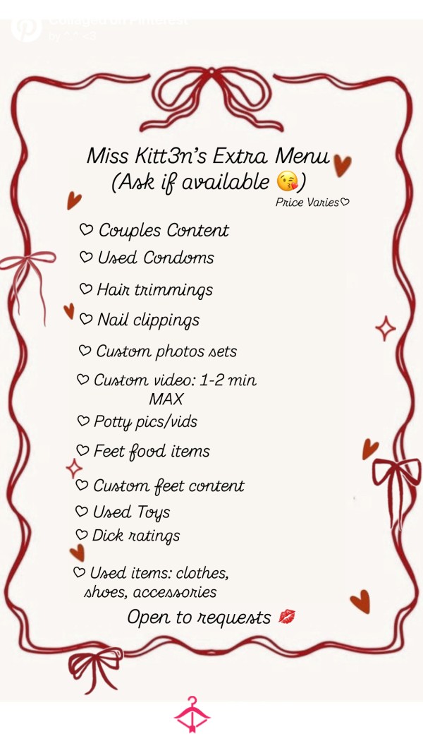 Extra Items Menu <3
