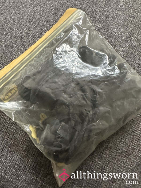 Extra Smelly Little Black Thongs