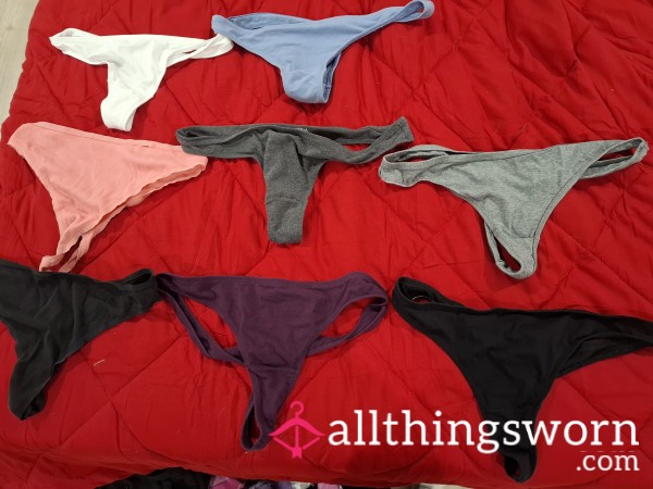 Extra Sweaty Thongs, Panties, And Boy Shorts.