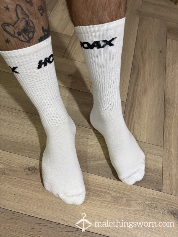 Extra Sweaty White Socks 3 Days