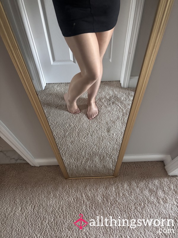 Extra Worn Tan Pantyhose