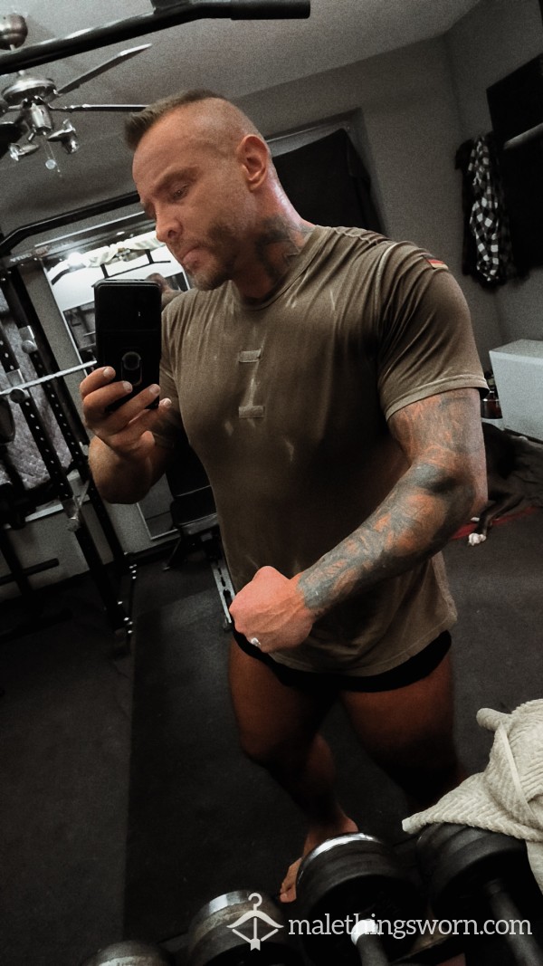 Extrem Sweaty Soldier Shirt After Cardiotime