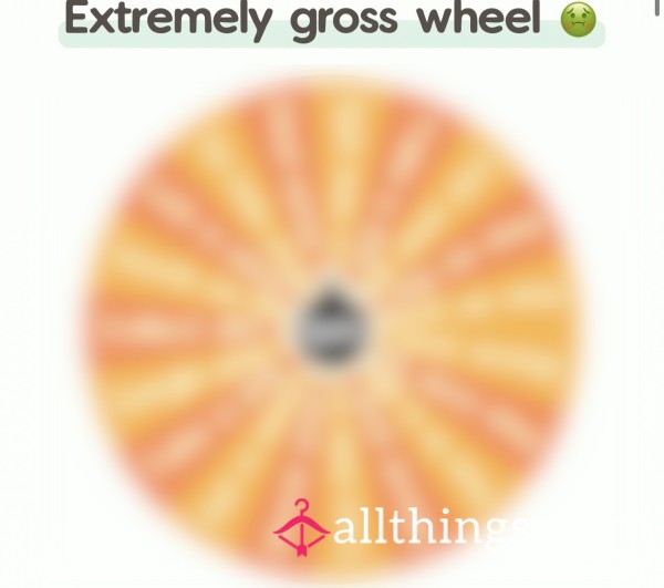 Extreme Gross Wheel Spin 🤢