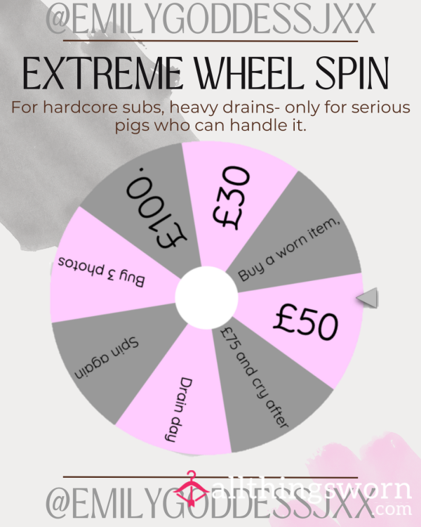 🔥Extreme Wheel Spin