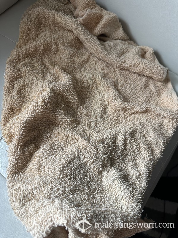 Extremely Crusty C*m Towel