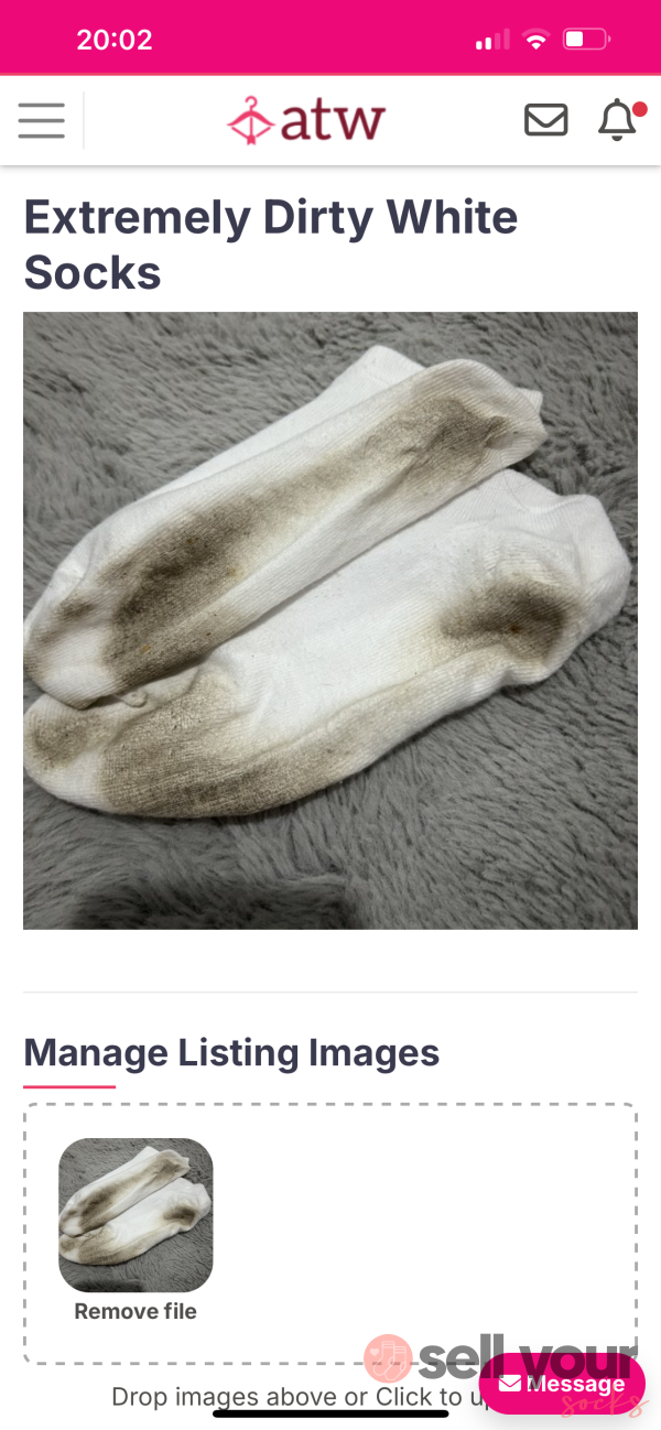Extremely Dirty White Socks
