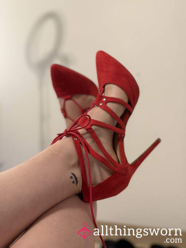 Extremely Old S**y Lace Up Heels💋