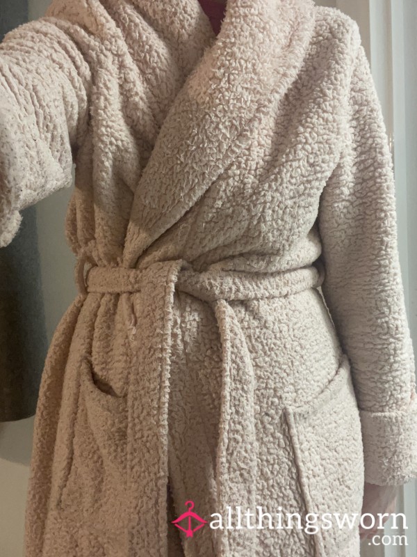 Extremely Old, Worn And Dirty Pink Dressing Gown