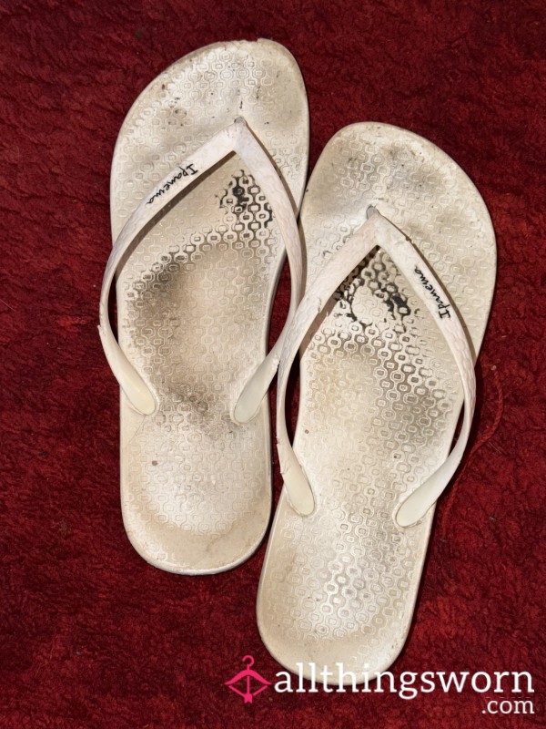 Extremely Seasoned Flip Flops