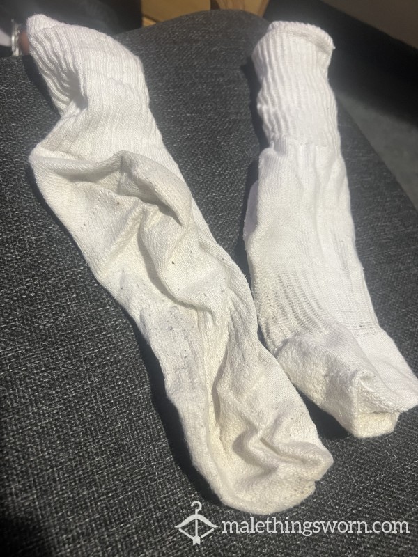 Extremely Sweaty, Smelly Socks Worn To The Gym