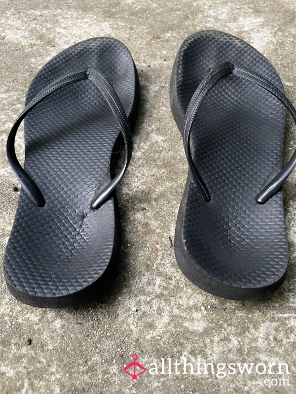 Extremely Well Used Flip Flops