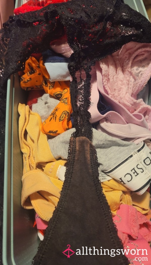 Extremely Well Worn Lace Thong