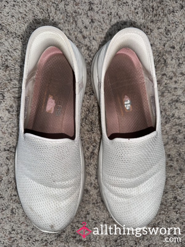 Extremely Well Worn Sketchers Slip Ins
