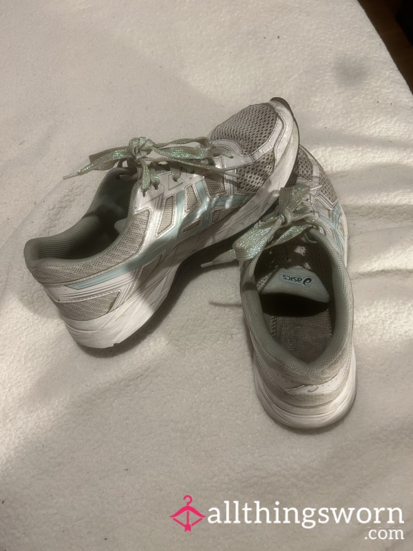 Extremely Well-worn, Smelly Asics Sneakers